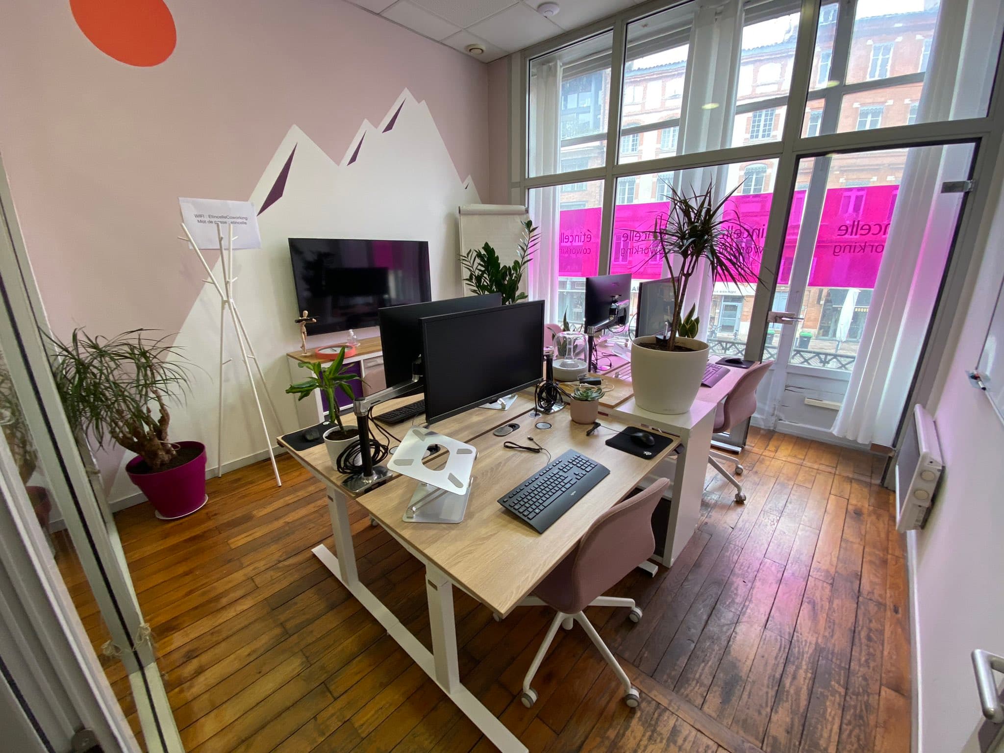 Bureau privé équipé